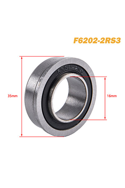 Choice4 F62022RS3 Bearing F6202 F6202RS F6202-16-2RS 13x35x11MM Flange ABEC-1...