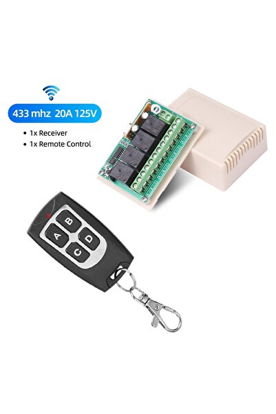 Choice1 وحدة تحكم عن بعد لاسلكية من نوع kebidumei، بتردد 433 ميجاهرتز، تعمل ب...