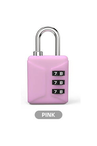 Choice3 Pink 1pc Password Lk Combination Lk 4 Digit Make Of Plastic Outdoor W...
