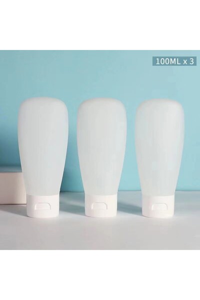 choice2 3 قطع من زجاجات قابلة لإعادة التعبئة سعة 100 مل أو 30/60/100 مل، عبوة...