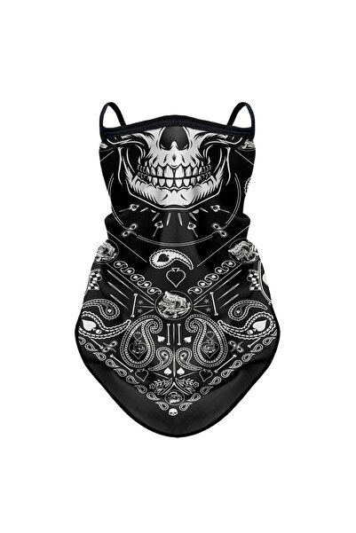 Choice14 Color 1 Retro Moto Cycling Sunscreen Mask Motorcycle Headscarf Summe...