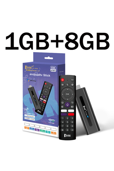 Choice5 جهاز TV98 ATV الذكي بنظام Android 14، معالج Allwinner H313، يدعم شبكا...