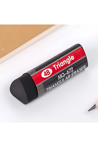 choice2 قطعتان من الممحاة السوداء الجديدة 4B، ممحاة مثلثة ناعمة ونظيفة، ممحاة...