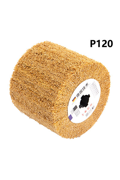 choice2 أسطوانة تلميع P120 مقاس 100*120 مم، عجلة تلميع، فرشاة تلميع معدنية بس...
