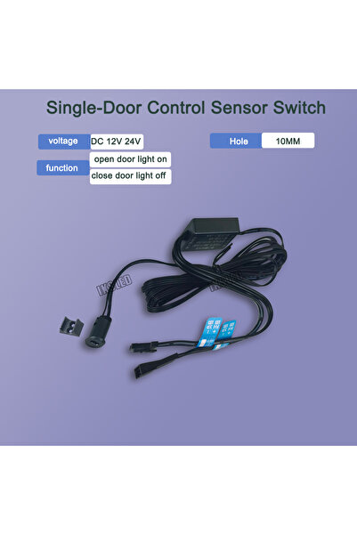 Choice1 مفتاح تحكم يدوي أحادي الباب 5 أمبير 12-24 فولت، مصباح ذكي بمستشعر حرك...