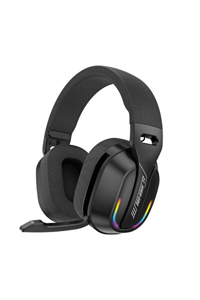 Choice سماعة رأس B500 سوداء فوق الأذن، بلوتوث 5.4 لاسلكية ستيريو للألعاب، ميك...