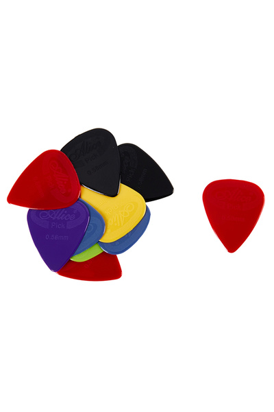 Choice 0.58mm 10pcs Alice Guitar Pick Non-slip Pick Nylon With Raised Surface...