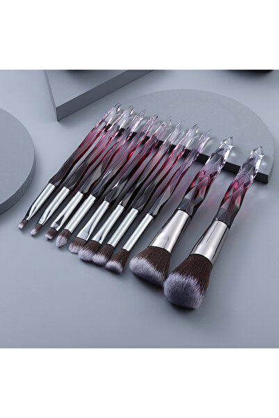 Choice9 10 Pcs Style 3 5/10 makeup brushes, crystal-textured makeup brush set...