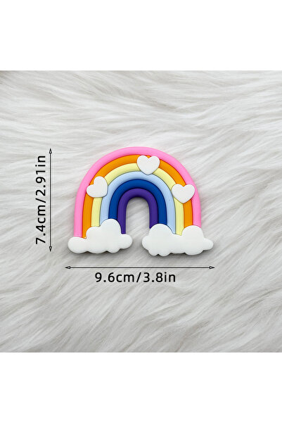 Choice25 Rainbow A Rainbow Unicorn Cake Topper Girl's Birthday Decoration Bab...