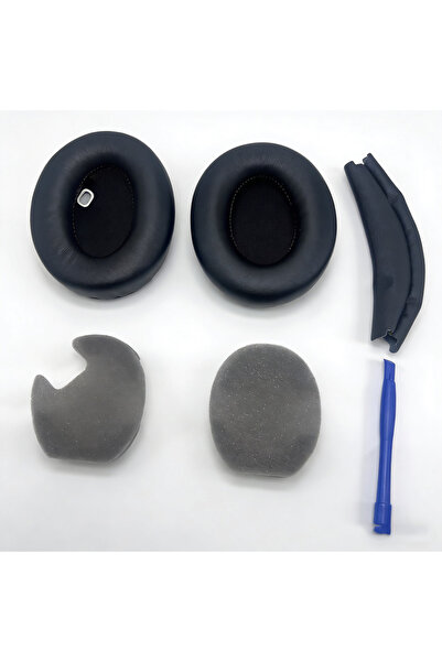 Choice4 وسادات أذن سوداء - طقم واحد لسماعات الرأس WH 1000XM4، وسادات أذن بديل...