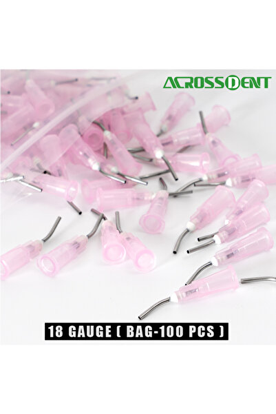 Choice10 100 قطعة من رؤوس التوزيع الوردية المنحنية مسبقًا، عيار 18، لتدفق الر...