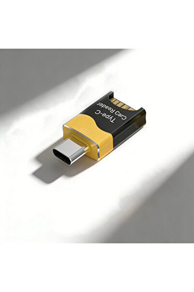 Choice 1pc Type-C Card Reader Aluminum Alloy Mini Micro-SD Card Reader Hidden...