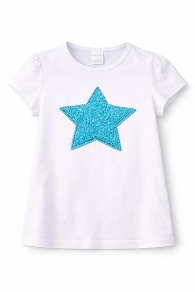 Kuraff Giyim Stylish T-Shirt with Special Design for Our Mini Girls