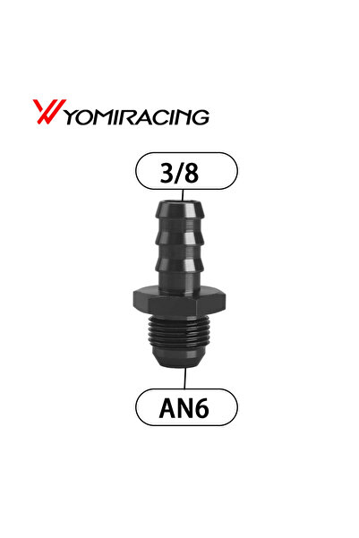 Choice1 وصلة ألومنيوم سوداء من YOMI، مقاس 6AN و8AN، من نوع ذكر متوهج إلى وصلة...