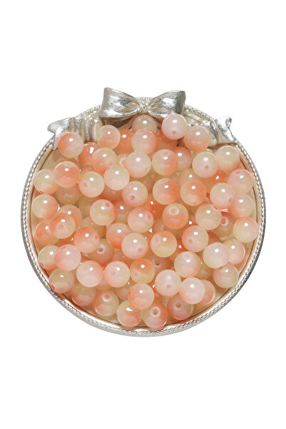 Choice21 8mm-50pcs Orange-Yellow 50pcs 8/10mm Double Color Jelly Result Round...