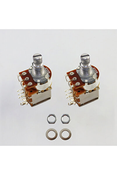 choice2 A500K 2PCS 2PCS6MM thick roller shaft short pole15mm pull guitar pote...