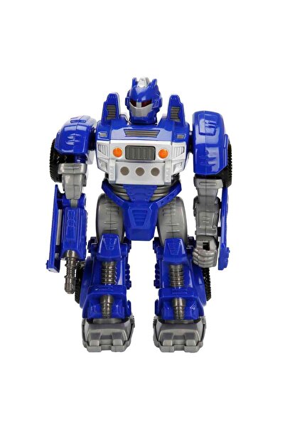 Sunman هابي كيد إم.إيه.آر.إس. روبوت متحرك بالصوت والضوء 04072 باللون الأزرق ا...