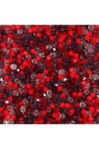 Choice1 Red 200pcs/Lot Mixed Color 4mm Bicone Beads for Jewelry Making Facete...