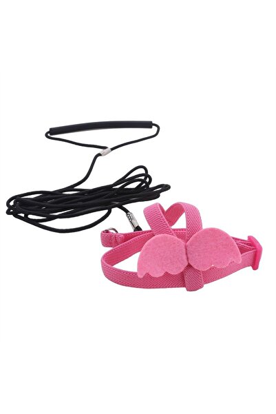 Choice10 pink B Parrot Bird Harness Leash Set Anti-bite Training Harness Parr...