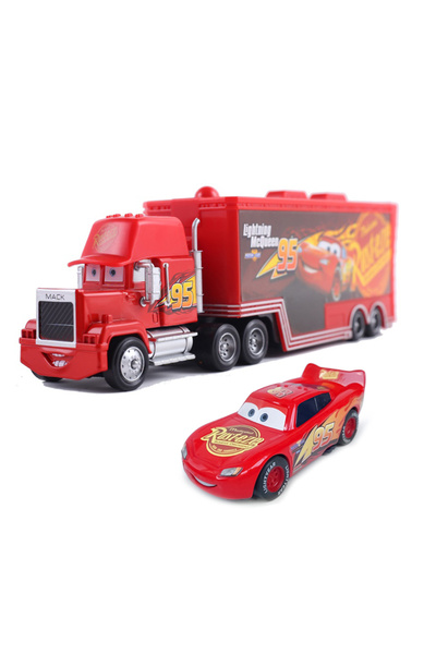 Choice16 9 سيارات ديزني بيكسار 95 لايتنينج ماكوين شاحنات حاويات ماك لعبة سيار...