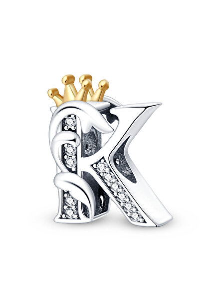 Choice12 PAC355-K Fit Qikaola 925 Original Bracelets Charms Classic Crown 26 ...