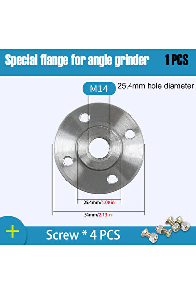 Choice1 M14-25.4mm M10/M14/M16 Angle Grinder Flange Tray Cutting Saw Blade Po...