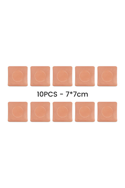Choice 10pcs 7x7cm 10Pcs Castor Oil Pack Wrap Stickers Castor Oil Packs Kit f...