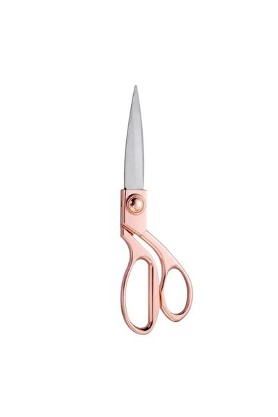 Choice7 مقص خياطة احترافي ذهبي وردي - 9.5 بوصة، مقص خياطة عتيق، مصنوع من الفو...