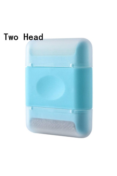 Choice3 Blue 1Pcs Double Head Mini Lint Remover Manual Hair Ball Trimmer Clot...