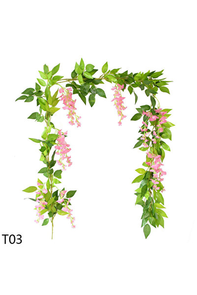 Choice1 T03 180 سم زهور الوستارية الاصطناعية، إكليل زهور متسلقة، نباتات صناعي...
