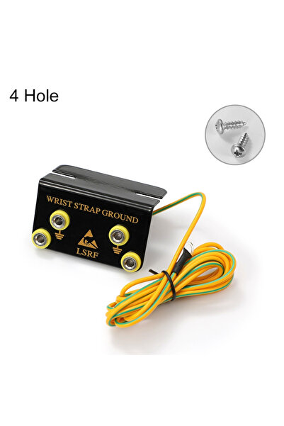 Choice9 قابس أرضي احترافي مضاد للكهرباء الساكنة ESD بأربعة ثقوب على شكل حرف L...