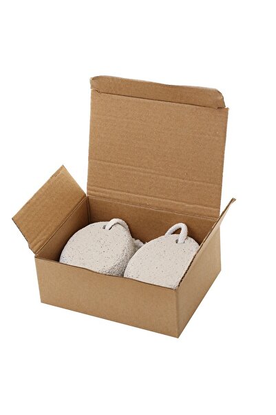 Choice1 حجر خفاف أبيض طبيعي للقدمين، عبوة من قطعتين من أدوات العناية بالقدمين...