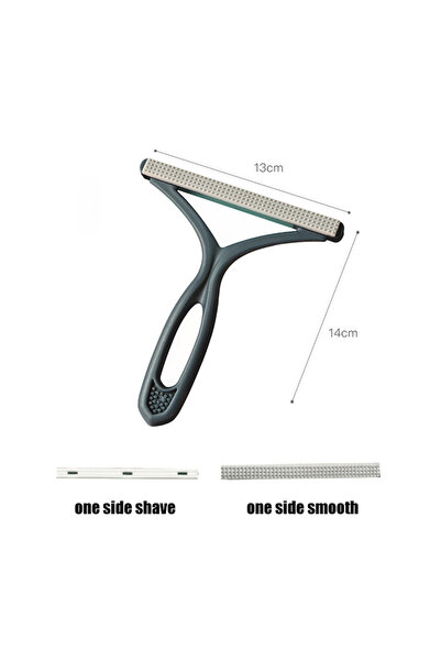 Choice6 مزيل شعر الحيوانات الأليفة ذو الوجهين، مزدوج ، طراز A-رمادي، 2 في 1، ...