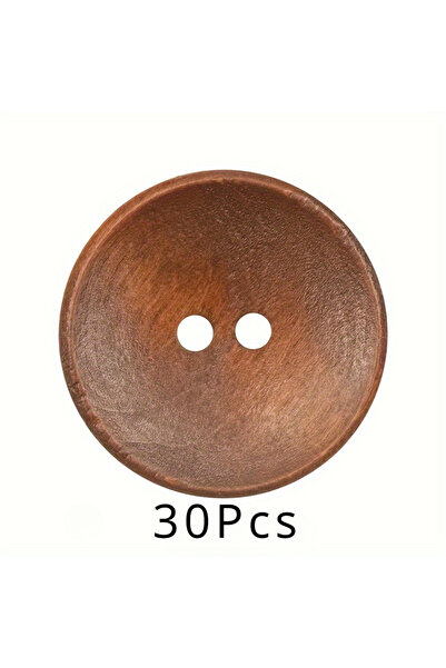 Choice1 23mm 30pcs 10/20/30pcs Vintage Wooden Butt For Coats Windbreakers Car...