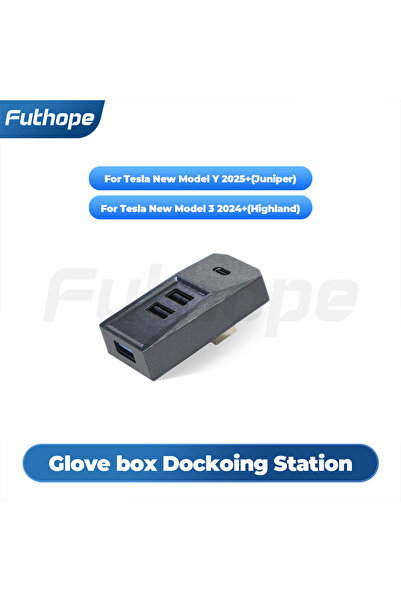 choice2 موزع USB لصندوق القفازات من جونيبر هايلاند لسيارات تسلا موديل 3 ومودي...