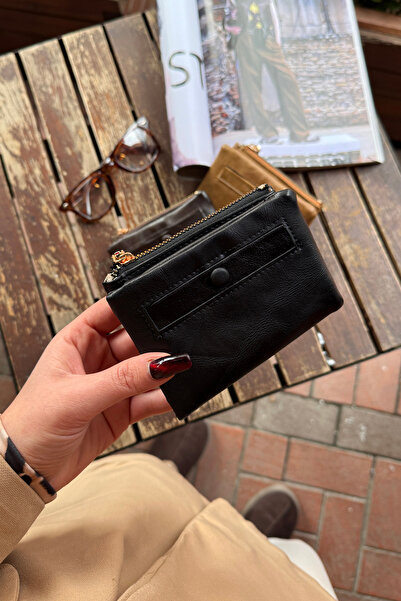 La La'Graccio Paris La'Graccio Paris Women's Shara Soft Leather Wallet Black