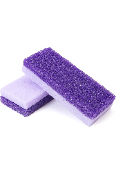 Choice 2PCS YIKOOLIN 2-in-1 Pumice Stone And Foot Scrubber Callus Remover Har...
