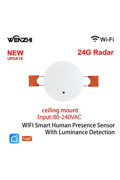 Choice6 Ceiling Wifi 24G ZigBee Wifi MmWave Human Presence Motion Sensor With...