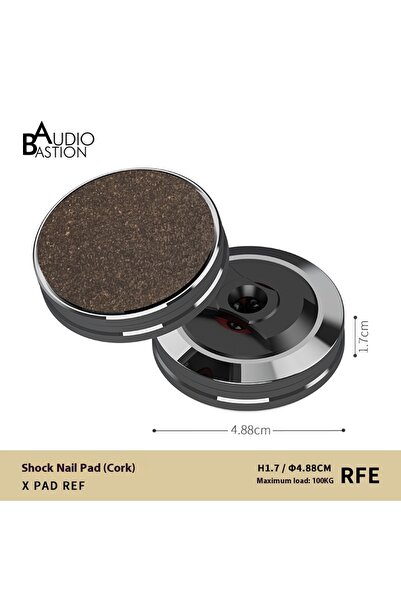 Choice3 مجموعة من 4 قطع X-PAD-REF-Cork AudioBastion، وسادات عزل اهتزازات السم...