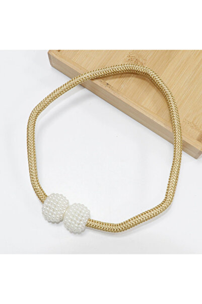 Choice5 Camel 2PCS Pearl Magnetic Curtain Clip Curtain Holders Tie Back Buckl...