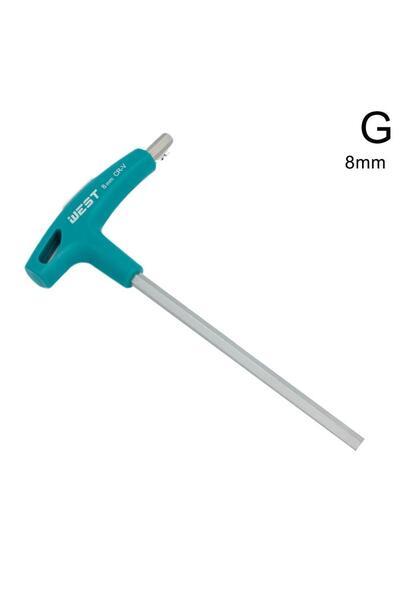 Choice6 8.0mm Professional Hex Allen Wrench with T-Handle 2mm 2.5mm 3mm 4mm 5...