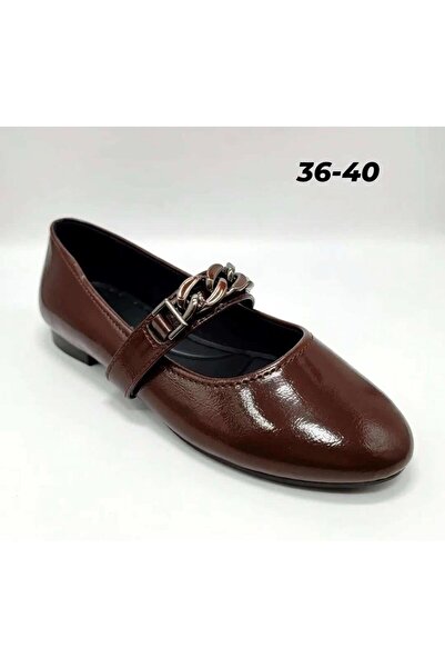 TRENDYSHOSE 06967 Stoned Comfortable Flat Ballerinas