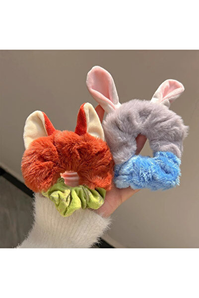 choice2 ربطات شعر من قطعتين بتصميم زوتوبيا جودي هوبس ونيك وايلد - إكسسوارات ش...