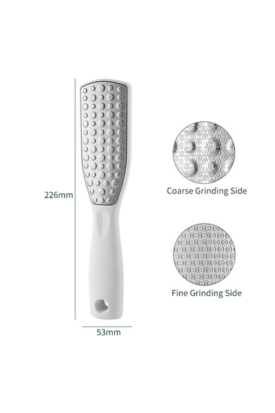 Choice4 White No.2 Double Side Foot Rasp Hard Dead Skin File Calluses Remover...