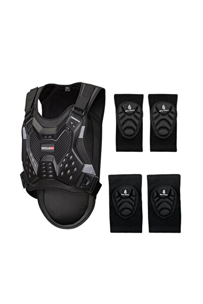 Choice1 مجموعة من 5 قطع من واقيات الظهر والصدر للدراجات النارية للبالغين من W...