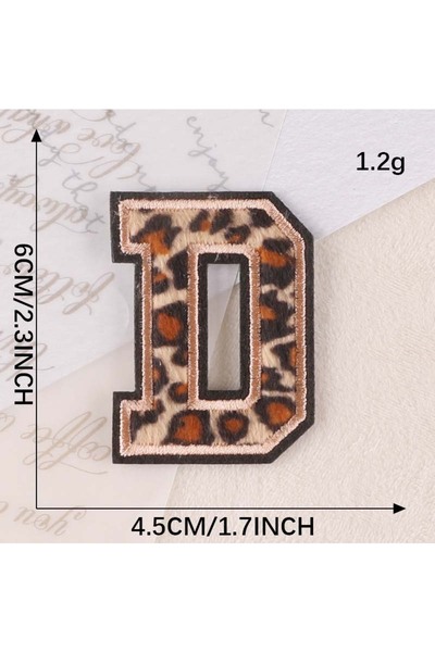 Choice19 شارات حروف الأبجدية الإنجليزية من DA إلى Z، ملصقات تطريز بنقشة مطبوع...