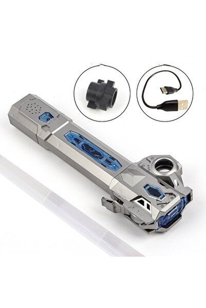 Choice1 سيف ضوئي فضي، لعبة أطفال، سيف ليزر، نجمة، 2 في 1، عصا فلاش، عصا فلورس...