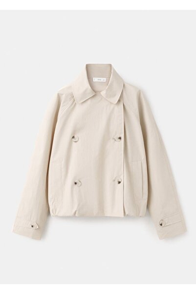 MANGO Kids Çift düğmeli trençkot