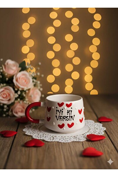 CEYU SERAMİK Sevgiliye Hediye İyi Ki Varsın Kupası – Özel Tasarım