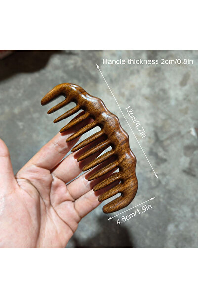 Choice17 Q Wooden Massage Comb Head Meridian Scalp Combs Face Eye Shoulder Ne...